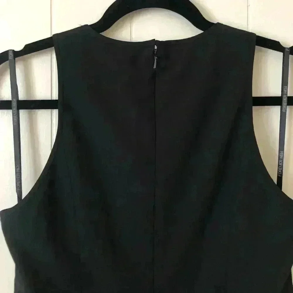 Forever New Black Lace Jumpsuit Size 8 - Picture 6 of 8